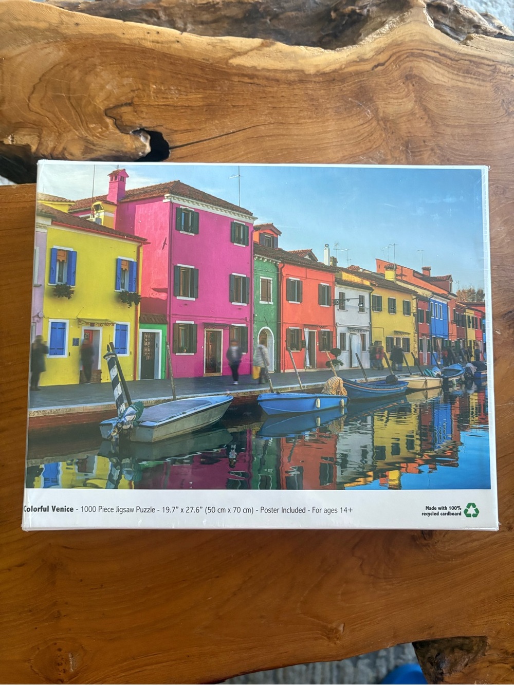 Colorful Venice 1000-Piece Puzzle - Bright Multi-Color Canal Scene